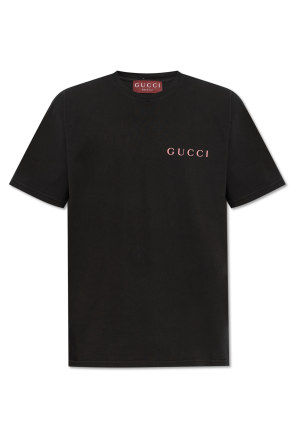 【ラスト1】GUCCI ロゴ ジャージー Tシャツ Mのみ GUCCI】グッチ『ロゴ 半袖Tシャツ sizeXS』616036 XJCK1 メンズ